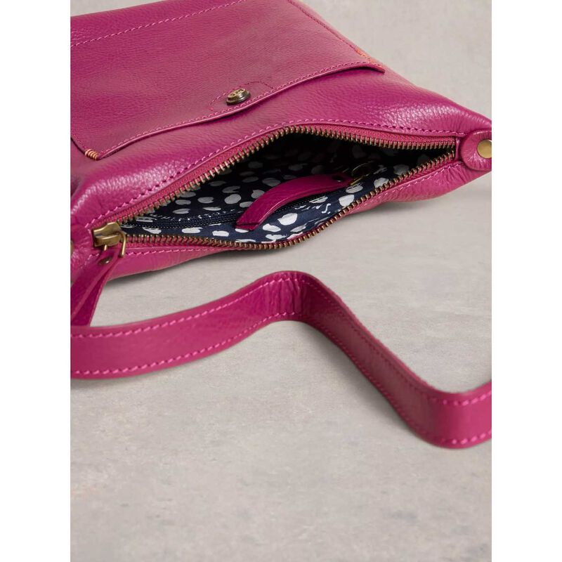 White Stuff Mini Fern Leather Crossbody image number 2